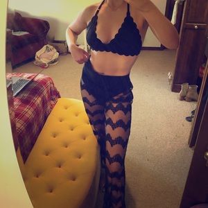 Sheer Swim Cover-up Pants